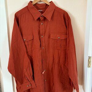 Brushed Cotton Collard Shirt